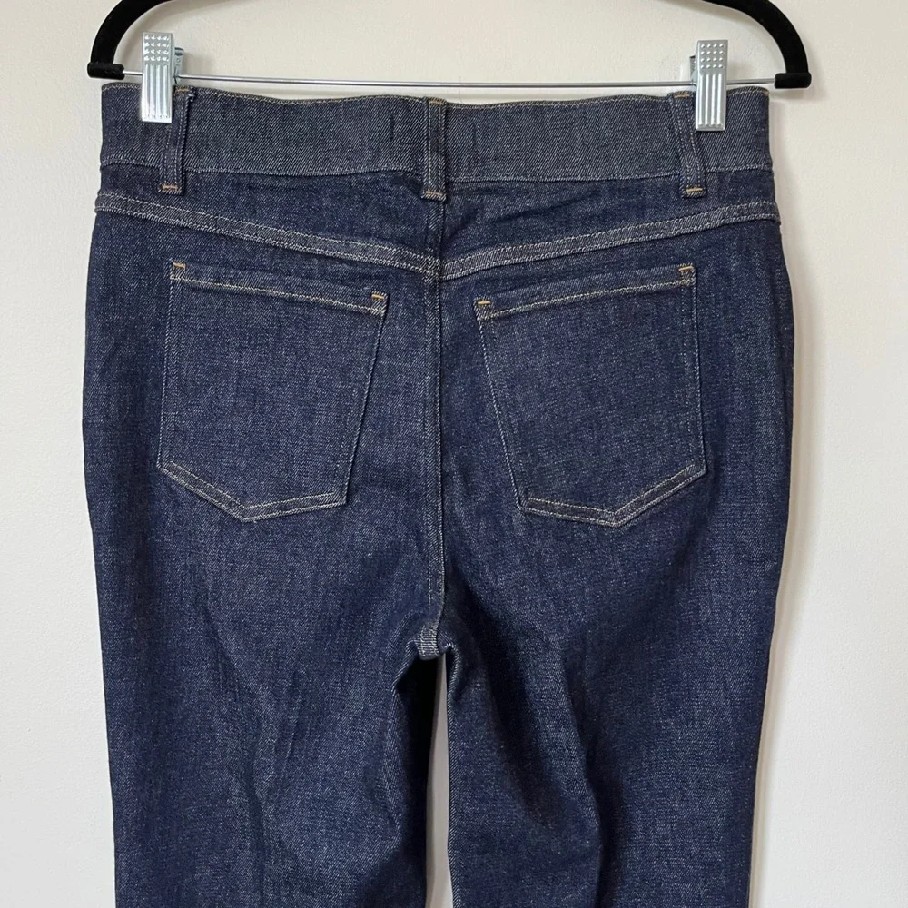 Spanx SpanxShape EveryWear Flare Pull On Denim Jeans Raw Indigo Womens Medium